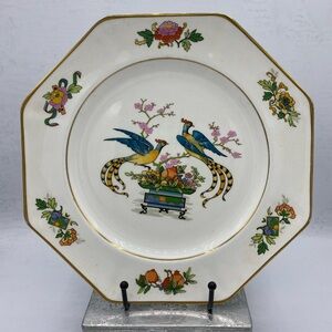 Vintage Johnson Bros. England “Bird Of Paradise” or “ Asian Birds” Plate 9 1/2”